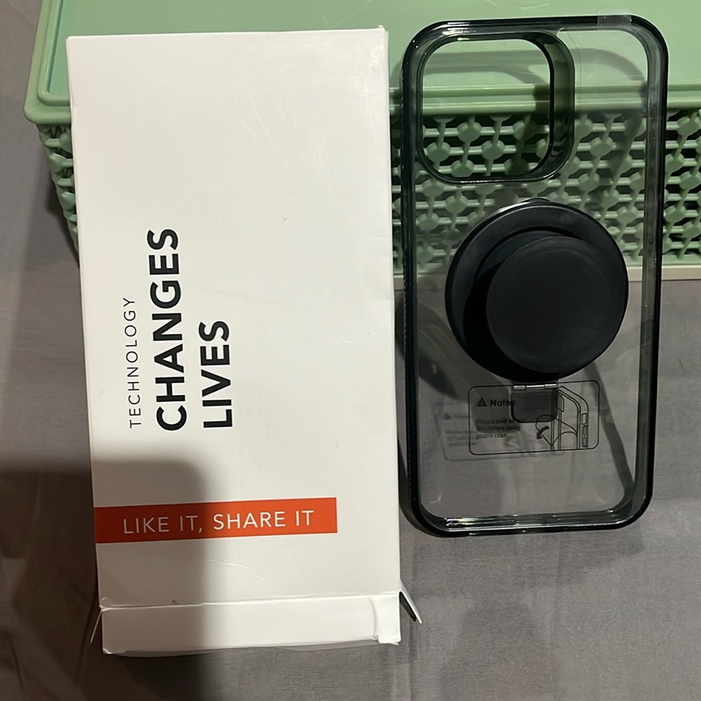 iPhone case 15 Pro magnetic phone case with built in stand.